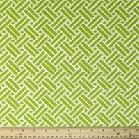 Waverly inspiracije 45 pamuk Geo Zigzag tkanine za šivanje i izradu, yd po vijku, Brunt zelena