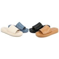 Kolekcija Journee Wemens Denrie Tru Comfort Foam Slide Flatform Sandale
