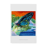 Zaštitni znak Likovna umjetnost' Poised Butterfly II ' platnena Umjetnost Carolee Vitaletti