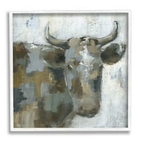 Sažetak Stočne Farme Životinje I Insekti Slikarstvo Bijeli Uokvireni Umjetnički Otisak Zidna Umjetnost