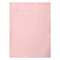 Ružičasta plišana beba pokrivač