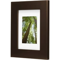 Mainstays Museum matted do 3. Flat Wide Gallery Frame, mahagoni, set od 4