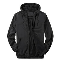 PIMFILM Zimske jakne za muškarce Muški kaputi Ležerni Slim Fit Black 3xl