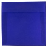 6,5x6. Prozirne koverte, plava, 250 pakovanja, primarna plava