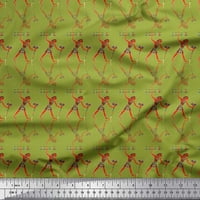 Soimoi Zelena pamučna proizvodna tkanina Egipćani muškarci tiskane tkanine za dvorište pored dvorišta