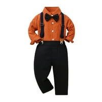 Odjeća Za Male Dječake Majice Sa Dugim Rukavima Na Majicama Pantalone Za Djecu Djecu Gentleman Odjeća Kompleti Odjeće