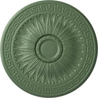 Ekena Millwork 20 od 3 8 P Randee plafonski medaljon, ručno oslikana Atinska zelena
