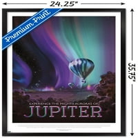 - Jupiter Travel Poster Zidni poster, 22.375 34 uokviren