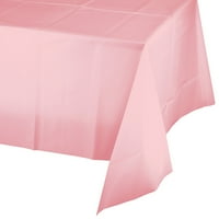 Klasična ružičasta plastična stolnjaka, broj