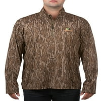 Muška Camo lovačka četvrt-duks sa puloverom sa patentnim zatvaračem od Mossy Oak, veličine s-3XL