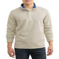 Marino Bay muška košulja Snap Henley sa podstavom od mikro flisa, do veličine 2XL