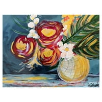 Remek-djelo Umjetnička galerija veče u tropima, Nikol Wikman Tropical Flowers Canvas Art Print