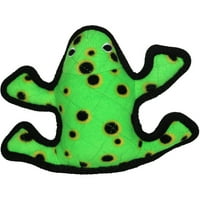 Tuffy's Desert Durable Punjena igračka za žabu sa unutrašnjim Škripom, zelena