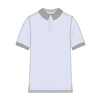 Prava škola unise školska uniforma kratkih rukava Pique Polo majica, veličina XS-XL