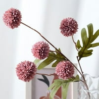 Umjetno cvijeće Chrysanthemum Ball Flowers buket sa glavom poklon za važne ljude slavni Moral za kućne