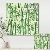Šuma bambusovih grana I Slikanje platnenog umjetničkog tiska