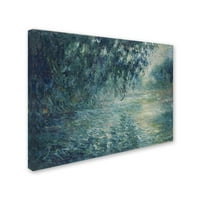 Zaštitni znak likovne umjetnosti 'jutro na Seni' platno Art by Monet