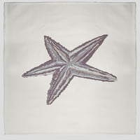 Jednostavno Daisy Starfish Fleece bacajte pokrivač, prašnjavu ljubičastu, standardno bacanje