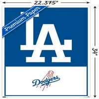 Los Angeles Dodgers - Logo Zidni poster, 22.375 34