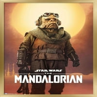 Star Wars: Mandalorian - Kuiil zidni poster, 22.375 34