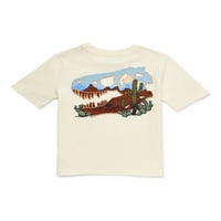 Grafička majica za djecu iz Garanimals Boys i francuski frotir kratki Set, 4 komada, veličine 4-10