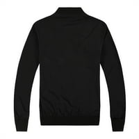 Pimfylm zimske jakne za muškarce muške zimske kapute blejzer Oversize Black XL