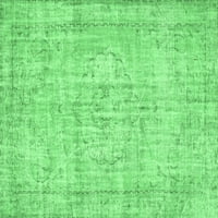 Ahgly Company u zatvorenom kvadratu Sažetak smaragdno zeleni suvremeni prostirke savremene površine, 3