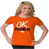 Boomer State of Oklahoma doseljenika Ženska majica Dame Tee Brisco Marke X