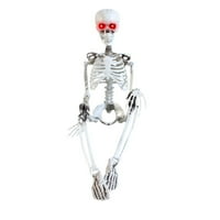 TUTUnaumb Halloween Skeleton Prop Human Full Size Skull Hand Life Body Anatomy Model Decor Sa Lampom Sa
