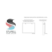 Stupell Industries Sažetak ruralno polje pejzažna slika Galerija umotano platno Print zidna umjetnost,