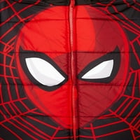 Zimski Kaputić Sa Kapuljačom Za Dječake Spiderman, Veličine 4-12