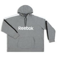 Reebok ženske plus veličine boja blok super soft fleece hoodie