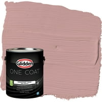 Glidden one Coat Interior Paint and Primer, Pepperberry Pink, galon, Eggshell