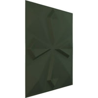 Ekena Millwork 5 8 W 5 8 H Nikki EnduraWall dekorativna 3d zidna ploča, UltraCover Satin Hunt Club Green