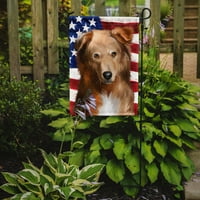 Caroline's bysares baskijski pastirski pas zastava američke zastave